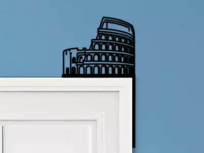 Colosseum Door Corner Decor 3D print model buy