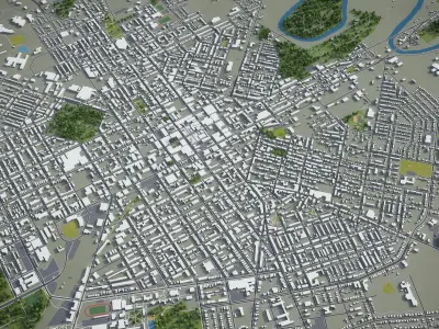 Lancaster  Low-poly 3D model