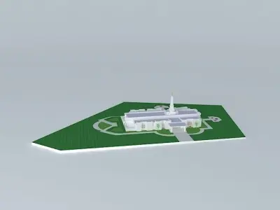 LDS, Temple Adelaide Australia Templo Mormon, 89th operating ... Free 3D model