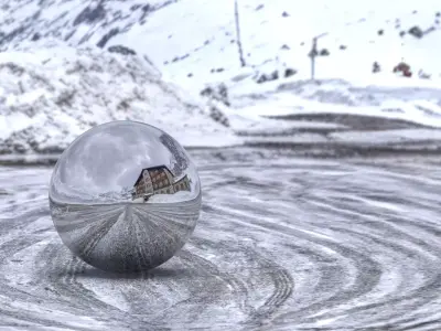 Alpine Mountain Lodge HDR 360 Panorama 3D model