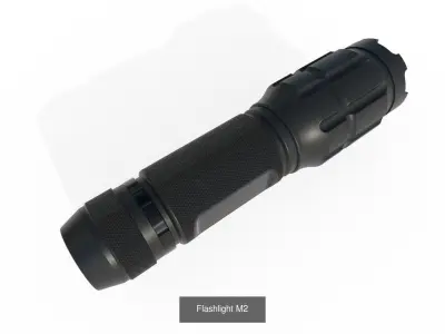 Flashlight Collection 1 - 6 Models 3D Model Pack