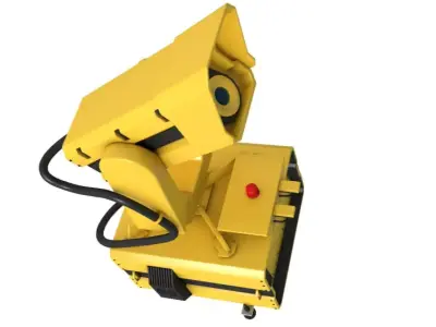 Airport Detection System Scan 3D model