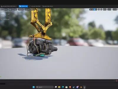 Fallout 4 door  Low-poly 3D model