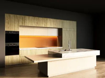 13-Kitchen1 texture 2 3D model