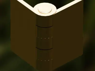 door hinge Free low-poly 3D model