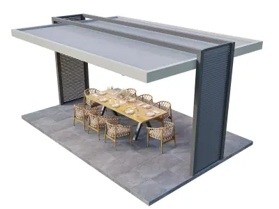 Gazebo pavilion 3D model