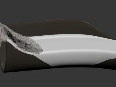 modern sofa chair  3D model