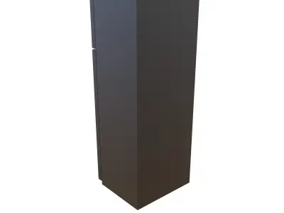 Refrigerator Low-poly 3D model