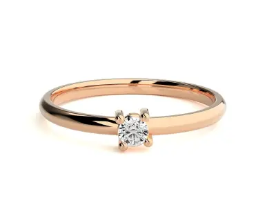 Women ring 3D print model 135
