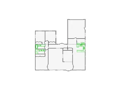  Detailed Interior Sketch - 2501-3000 SF - Xactimate 3D model