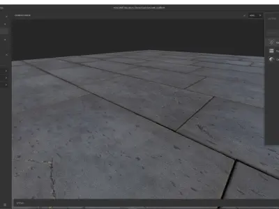 Stone Wall Worn with Graffiti PBR Texture Texture