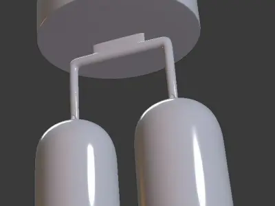 Bath lamp 3D model