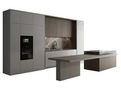 Kitchen set 20 3D model