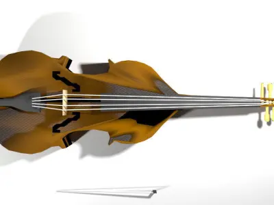 Viola violin 3D model