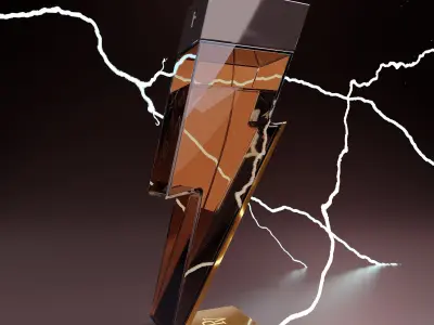 Lightining Cologne 3D model