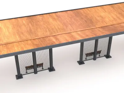 Bus Stop 08 3D model