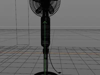 fan Floor fan 3D model