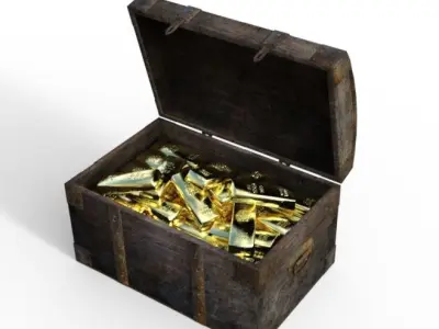 GoldBars Tesoro 3D model