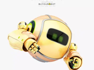 Dog walker XIII bot 3D model