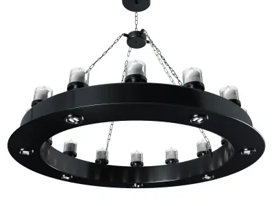 Blesslight Chandelier Low-poly 3D model