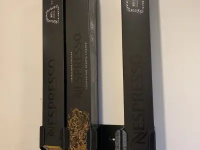Nespresso Capsule - Wall mounted holder 3D print model