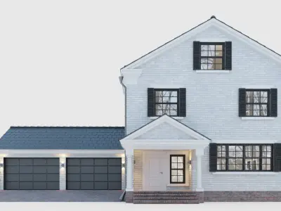 American classic house 3D model