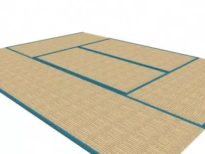 Japanese Tatami Floor 3D model