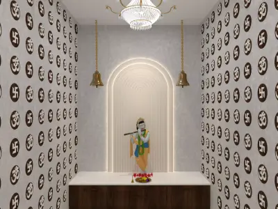 Pooja Room 3D model