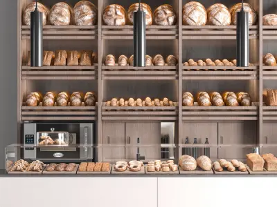 Cafe Bakery 02 3D model