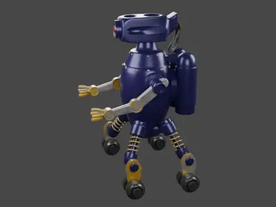 3D model robot 3D model