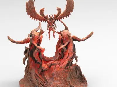 Glory Angel Mount  3D model