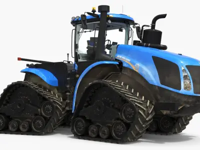  Dirty New Holland T9 SmartTrax Crawler Rigged 