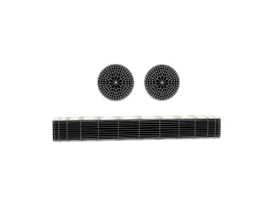 Maya Numerals 7 v1 001 Low-poly 3D model