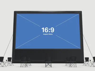 Giant Inflatable Screen 3D model
