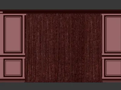 Curtain Set 262 3D model