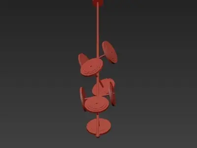 Le Royer Chandelier 3D model