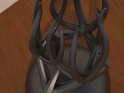 Decorative lamp printable Free 3D print model