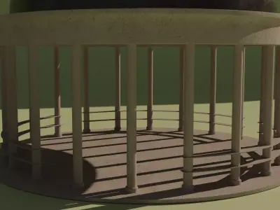Rotunda Gazebo 3D model