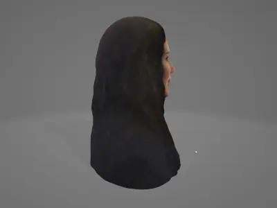 Character No 9  Not Rigged 3D model Low-poly 3D model