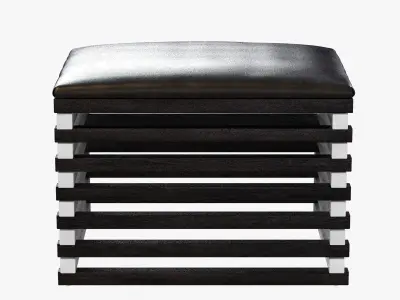 kelly wearstler HAUSER OTTOMAN 3D model