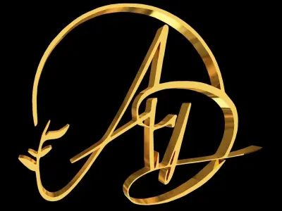 AD Logo 3D Design 3D model 3D model