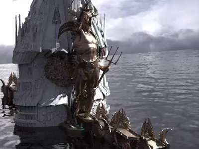 Ocean Master Tower Base 1  3D model