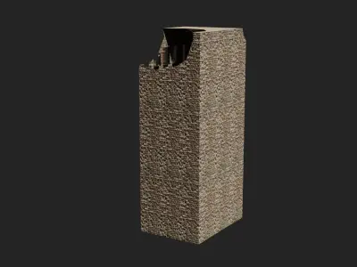 Broken Building  3D model
