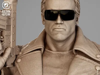 Wicked Movies Terminator Diorama 3D print model