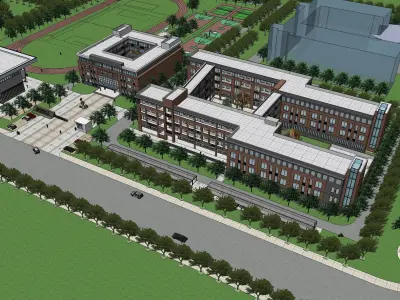 Sketchup High school or College 230 3D model