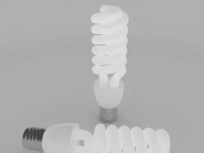 Energy Saving Light Free 3D model