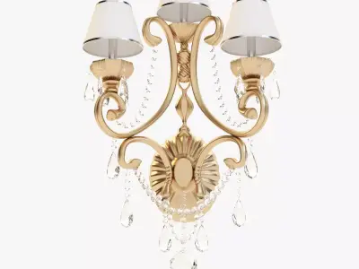 Ralph Lauren Adriana Triple Sconce 3D model