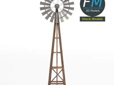 Windmill 3D model buy