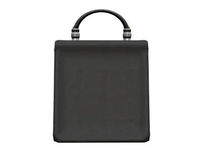 Retro Handbag Low-poly 3D model purchase