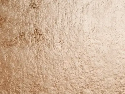 Hammered Polished Gold Surface PBR Seamless Texture